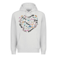Dove Grey nurse Premium Hoodie - MaliasSmallBusiness