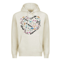 Oatmeal Heather nurse Premium Hoodie - MaliasSmallBusiness