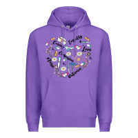 Purple nurse Premium Hoodie - MaliasSmallBusiness