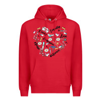 Red nurse Premium Hoodie - MaliasSmallBusiness
