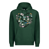 Sports Green nurse Premium Hoodie - MaliasSmallBusiness