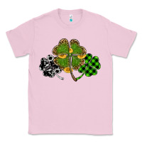Bubblegum Pink st patricks day shamrock gold Classic Tee - RanaPortraitStore