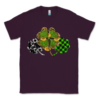 Plum st patricks day shamrock gold Classic Tee - RanaPortraitStore