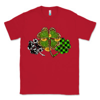 Red st patricks day shamrock gold Classic Tee - RanaPortraitStore