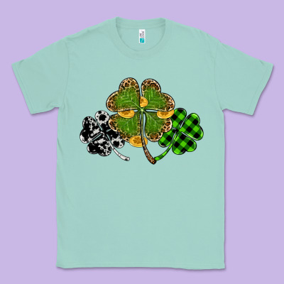 St Patricks Day Shamrock Gold Classic Tee Designed By Ranaportraitstore