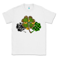 White st patricks day shamrock gold Classic Tee - RanaPortraitStore