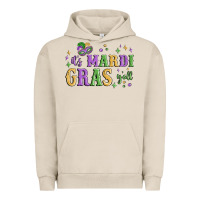Pigment French Oak it's mardi gras y'all Urban Hoodie - MaliasSmallBusiness