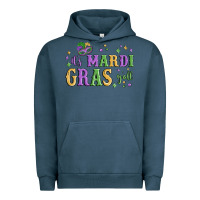 Pigment Midnight Navy it's mardi gras y'all Urban Hoodie - MaliasSmallBusiness