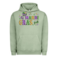 Pigment Oil Green it's mardi gras y'all Urban Hoodie - MaliasSmallBusiness