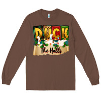 Chestnut christmas duck the halls Long Sleeve Tee - Zillion Design Studio