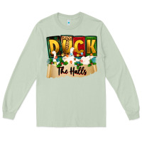 Matcha christmas duck the halls Long Sleeve Tee - Zillion Design Studio