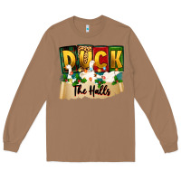 Christmas Duck The Halls Long Sleeve Tee | Teevron