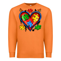 Carrot autism heart Premium Sweatshirt - Artiststas