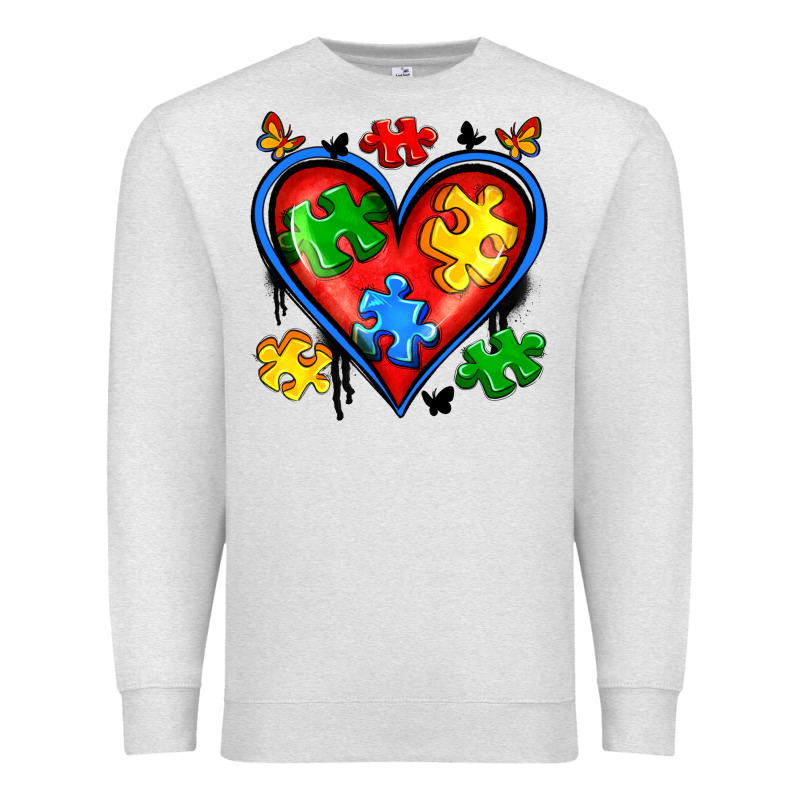 Autism Heart Premium Sweatshirt by Artiststas | Teevron