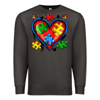 Smoke autism heart Premium Sweatshirt - Artiststas