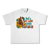 Lunar Rock just a girl who loves horses Urban Heavy Tee - Artiststas