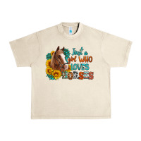 Sandshell just a girl who loves horses Urban Heavy Tee - Artiststas