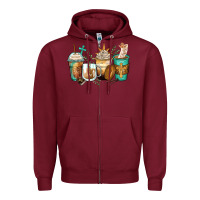 Jesus Coffee Cups Zipper Hoodie | Teevron