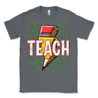 Charcoal Heather teach Classic Tee - texasbilliewilder