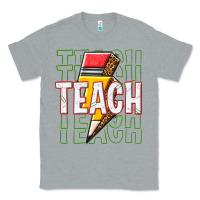 Heather Grey teach Classic Tee - texasbilliewilder