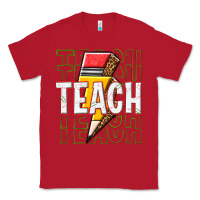 Red teach Classic Tee - texasbilliewilder