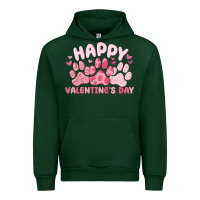 Forest Green happy valentine's day Urban Hoodie - MaliasSmallBusiness