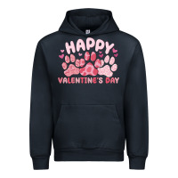 Navy happy valentine's day Urban Hoodie - MaliasSmallBusiness