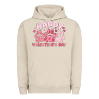 Pigment French Oak happy valentine's day Urban Hoodie - MaliasSmallBusiness