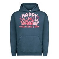 Pigment Midnight Navy happy valentine's day Urban Hoodie - MaliasSmallBusiness