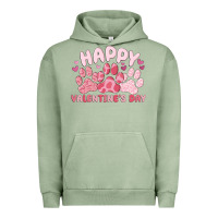 Pigment Oil Green happy valentine's day Urban Hoodie - MaliasSmallBusiness