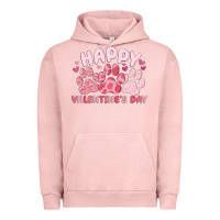 Pigment Salmon happy valentine's day Urban Hoodie - MaliasSmallBusiness