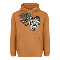 Meerkat tx yall western Heavyweight Hoodie - CowhideDigitalArt