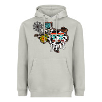 Moon Dust tx yall western Heavyweight Hoodie - CowhideDigitalArt