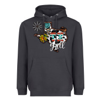 Smoke tx yall western Heavyweight Hoodie - CowhideDigitalArt