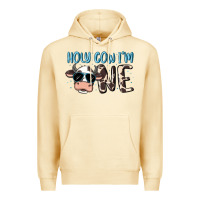 Pina Colada holy cow i'm one Premium Hoodie - MaliasSmallBusiness