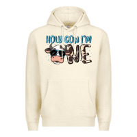Sandshell holy cow i'm one Premium Hoodie - MaliasSmallBusiness