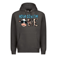 Smoke holy cow i'm one Premium Hoodie - MaliasSmallBusiness