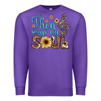 Purple then sings my soul Premium Sweatshirt - JahusDesignShop