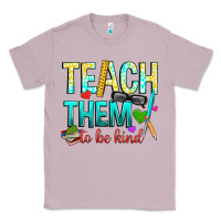 Lilac teach them to be kind Classic Tee - texasbilliewilder