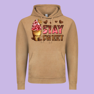 Stay Sweet Vintage Hoodie Designed By Adodesignshop