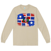 Mushroom dominican and puerto rico flag Long Sleeve Tee - texasbilliewilder