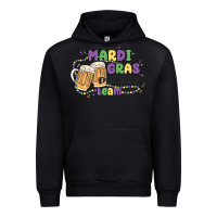 Black mardi gras drinking team Urban Hoodie - MaliasSmallBusiness