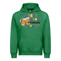 Emerald mardi gras drinking team Urban Hoodie - MaliasSmallBusiness