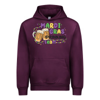 Mauve Wine mardi gras drinking team Urban Hoodie - MaliasSmallBusiness
