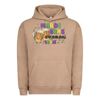 Pigment Burro mardi gras drinking team Urban Hoodie - MaliasSmallBusiness