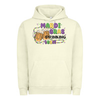 Pigment Pistachio mardi gras drinking team Urban Hoodie - MaliasSmallBusiness