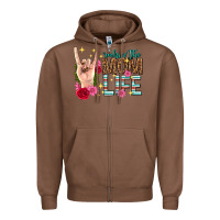Chestnut rockin the mom life mothers day Zipper Hoodie - texasbilliewilder