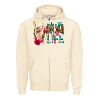 Sandshell rockin the mom life mothers day Zipper Hoodie - texasbilliewilder