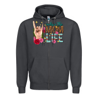 Smoke rockin the mom life mothers day Zipper Hoodie - texasbilliewilder