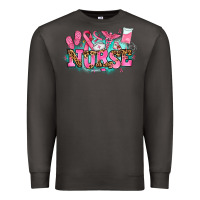 Smoke breast cancer nurse Premium Sweatshirt - AdoDesignShop